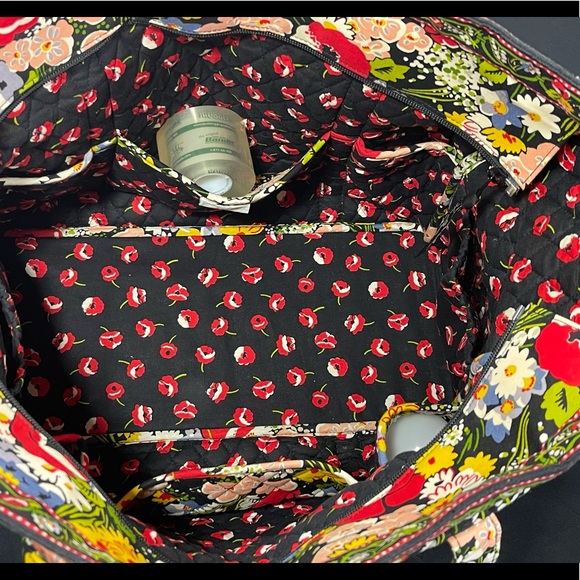 Vera Bradley Floral Tote Bag - Satchel - Picture 8 of 12